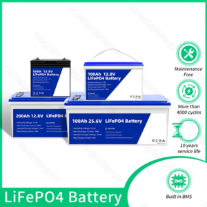 BATTERIA LIFEPO4 AL LITIO 24V 100Ah con BMS e DISPLAY CAMPER FOTOVOLTAICO ACCUMULO