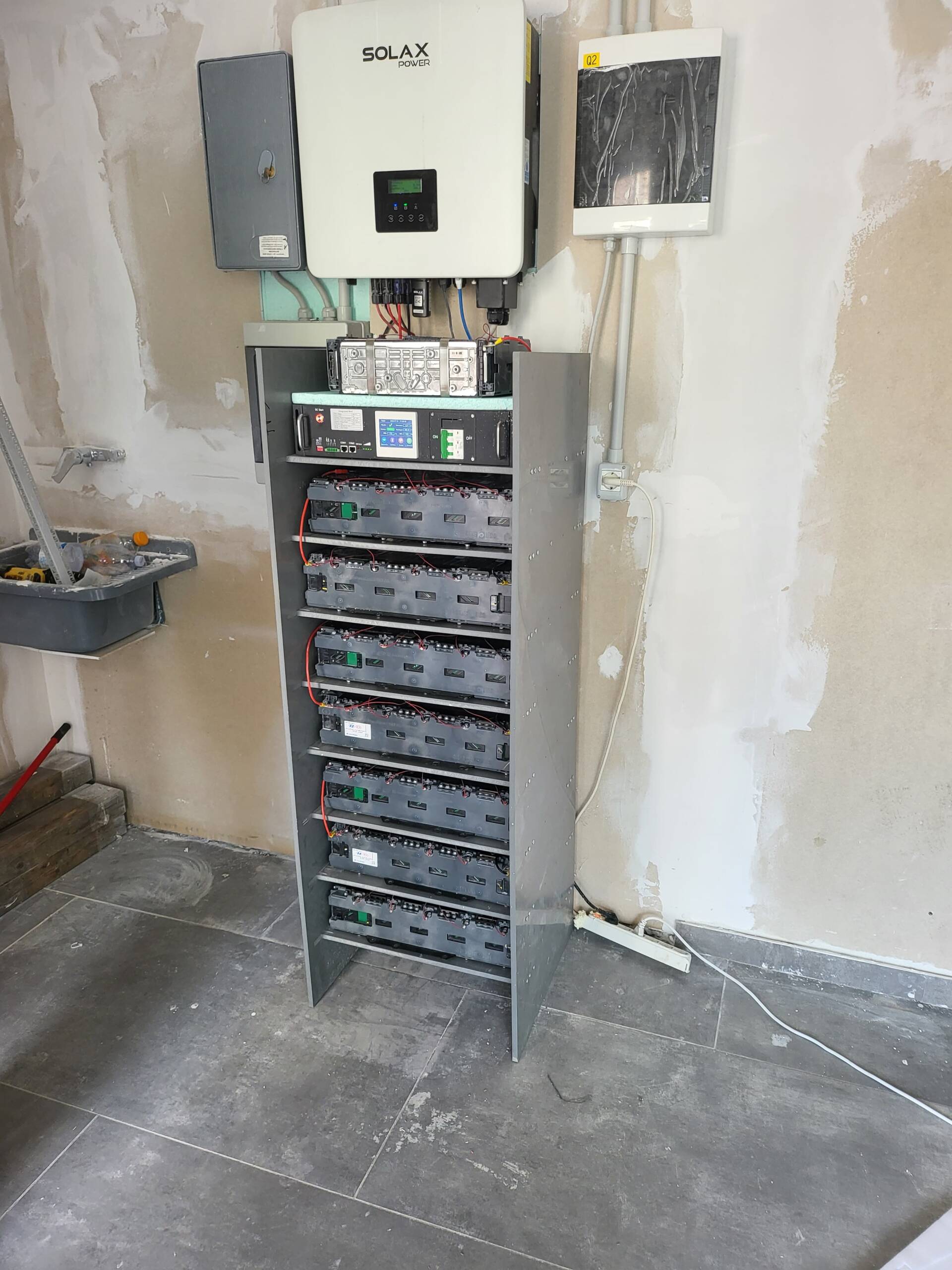 PACCO BATTERIA IONI DI LITIO 51,8V 14S 180Ah 9,3KWh CAPACITÀ RACK ACCUMULO FOTOVOLTAICO Modulabile - immagine 6