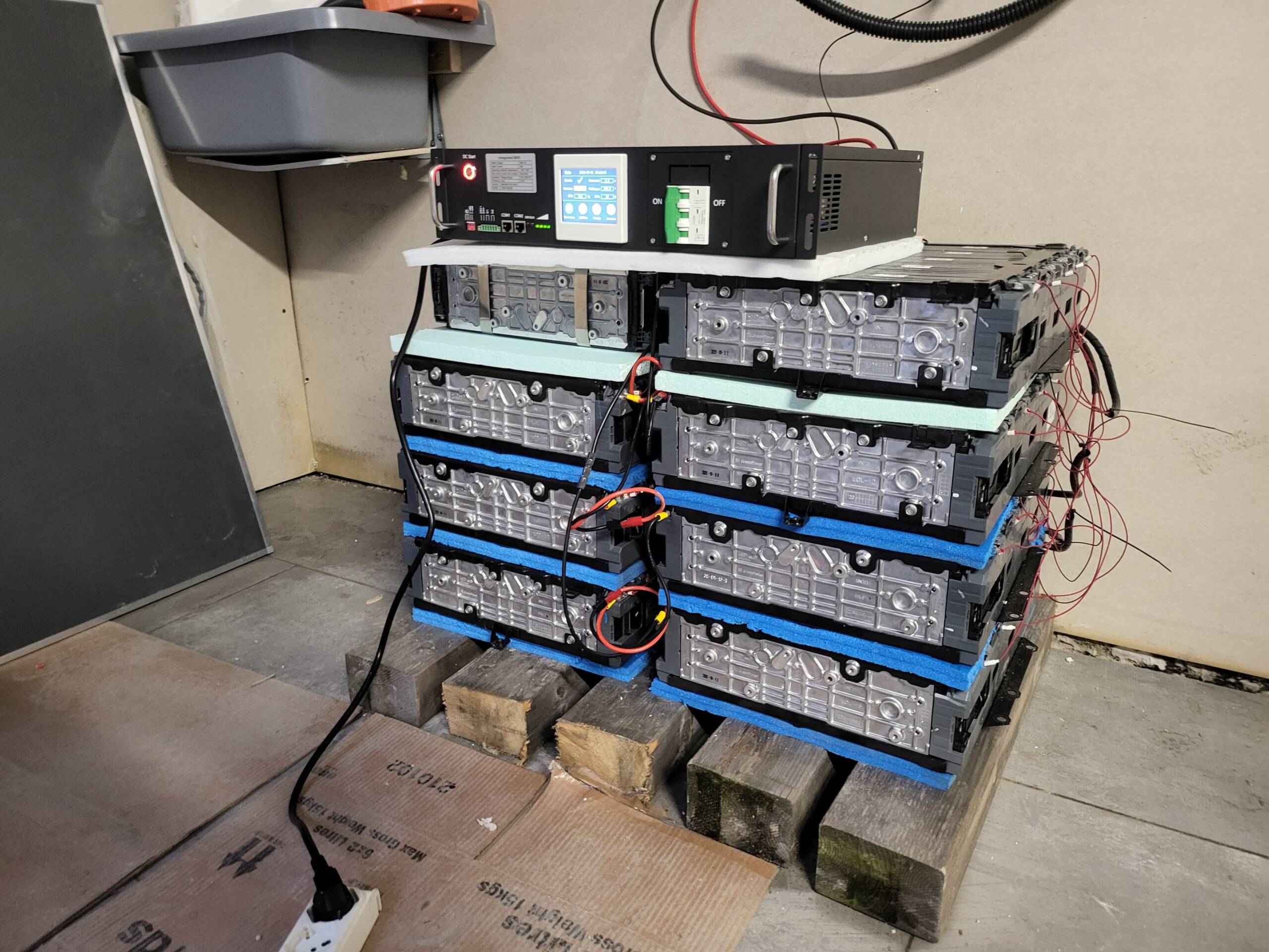 PACCO BATTERIA IONI DI LITIO 51,8V 14S 180Ah 9,3KWh CAPACITÀ RACK ACCUMULO FOTOVOLTAICO Modulabile - immagine 5