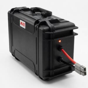 Batteria per motore da barca imbarcazione a tenuta stagna valigetta 24V 25,6V 100Ah 105Ah per motori fino a 120Lbs